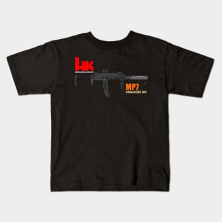 HK MP7 Submachine Gun Kids T-Shirt